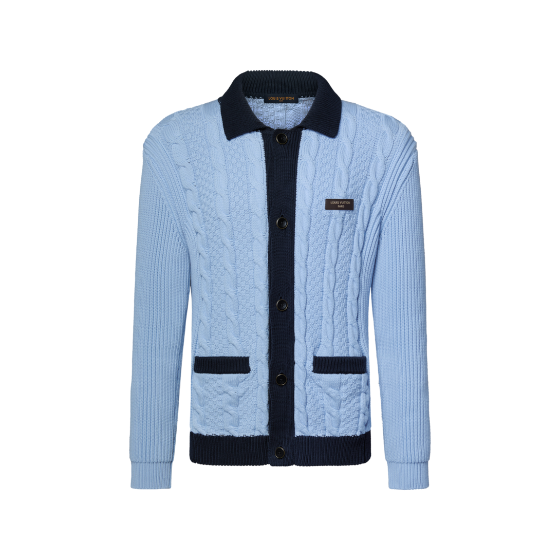 ルイヴィトン ケーブル編み カーディガン Cable-Knit Shirt Cardigan - Men - Ready-to-Wear | LOUIS VUITTON ®